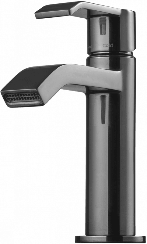 Tapwell VIC071 Servantbatteri Black Chrome