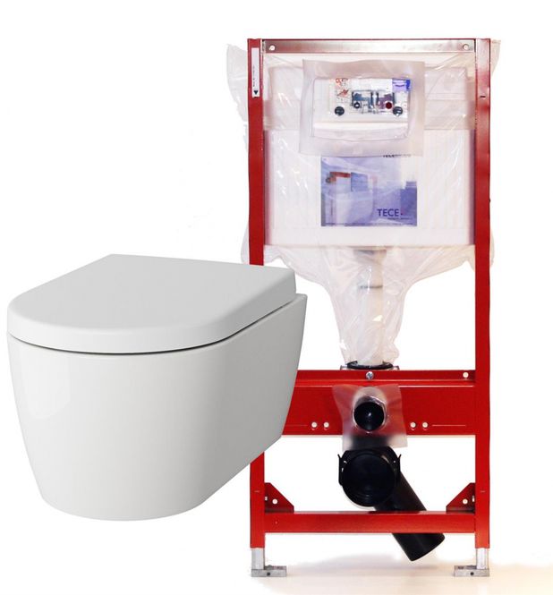 Hovedbilde Vikingbad Aida med STD soft close sete TECE ...