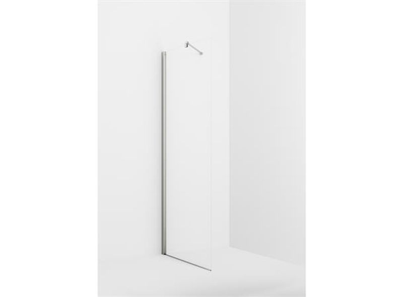 VikingBad glassfelt rett Liam 90cm, sølv
