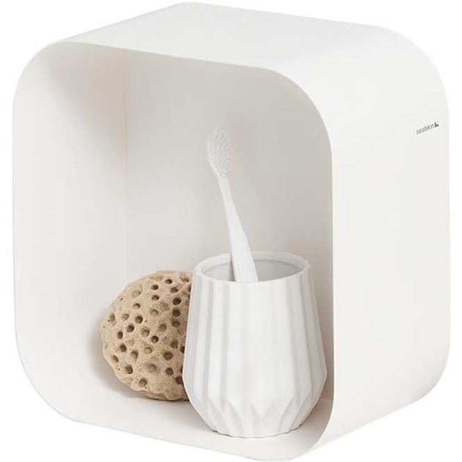 Hovedbilde Sealskin Brix Veggboks liten matthvit