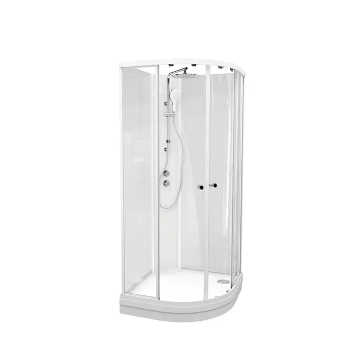 Hovedbilde Dusjkabinett SOFIA pluss 90x90x210cm hvit/klar ...