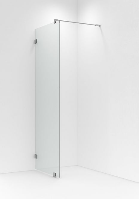 Hovedbilde VikingBad glassfelt Emil 100x200cm, sølv