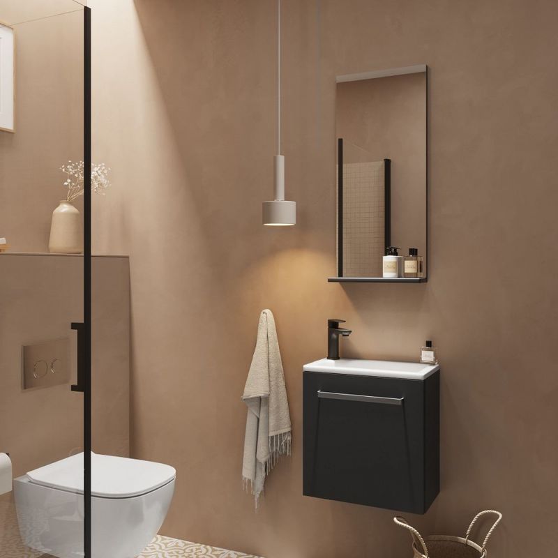 Niza møbelpakke, sort matt