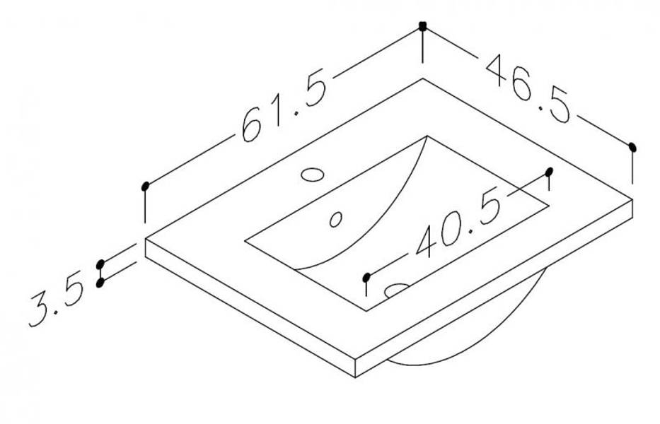 Strømberg Prado møbelpakke 60cm