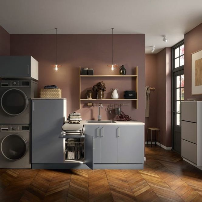 Hovedbilde Fossbad Vaskerom Miljø 270 cm m/benkeplate - ...