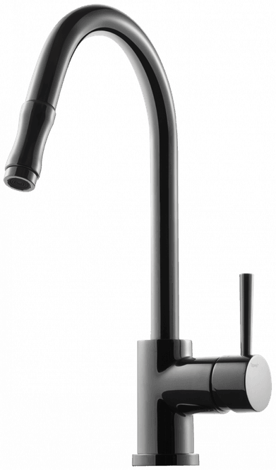 Hovedbilde Tapwell EVO185 kjøkkenbatteri Black Chrome