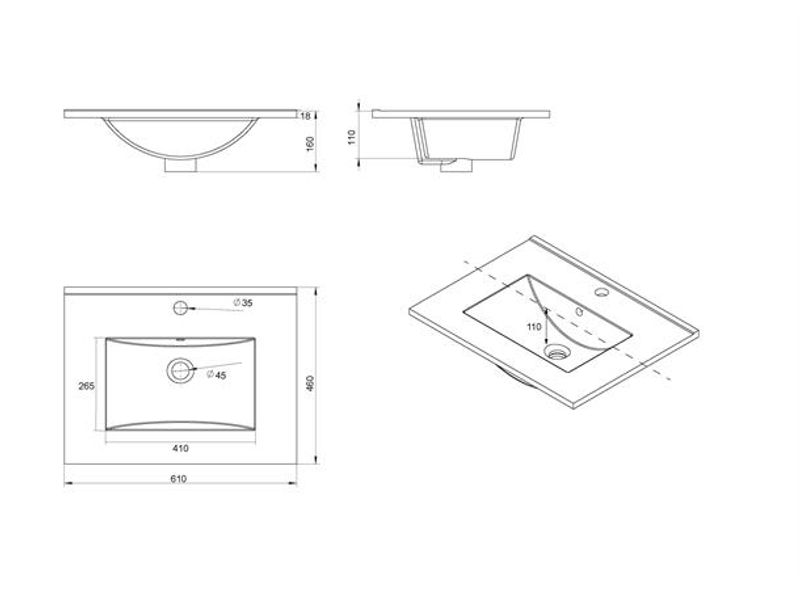 Vikingbad ADA Servant 60 Thin