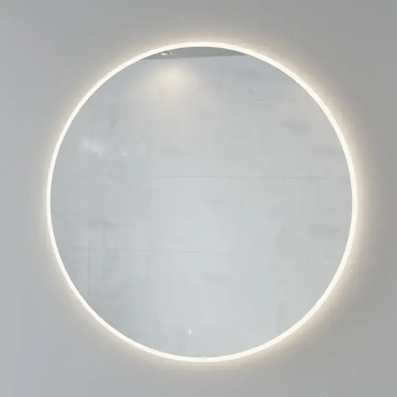 VikingBad Oda 100cm Rundt speil med LED lys