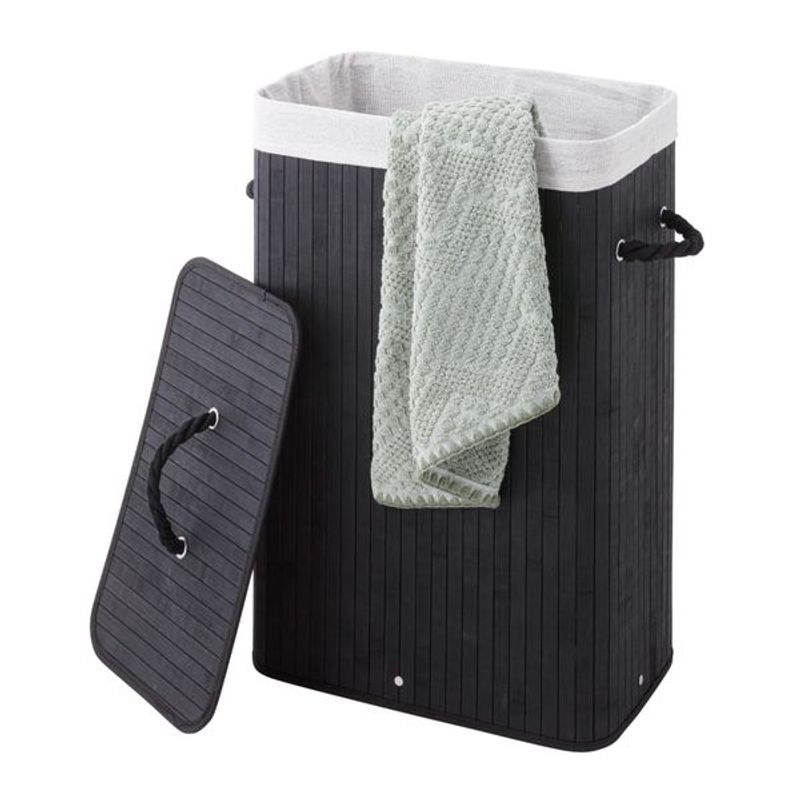 Sealskin Bamboo skittentøyskurv Sort 