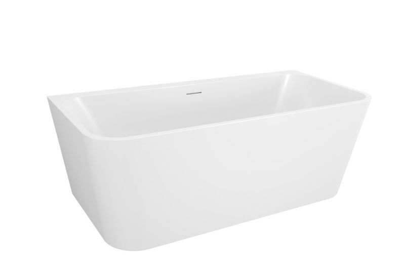 VikingBad Dybe Rett Badekar, 160cm