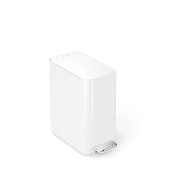 Hovedbilde Simplehuman Avfallsbøtte slim 5L Hvit, Sort eller ...