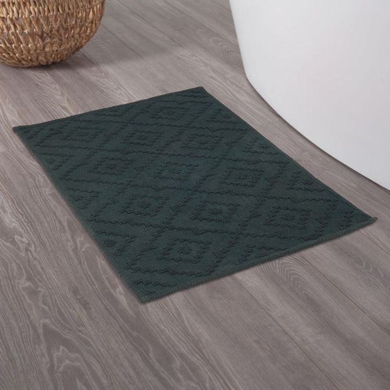 Sealskin Aztec badematte 60x90 mørk grønn