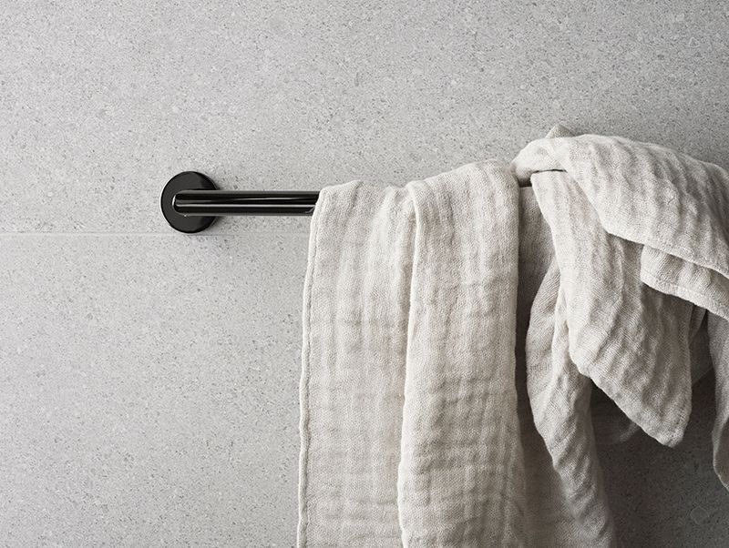 Tapwell håndklestang TA211 PVD Black Chrome, 450mm