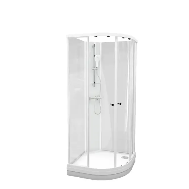 Hovedbilde Dusjkabinett SOFIA basic 80x80x210cm hvit/klar ...