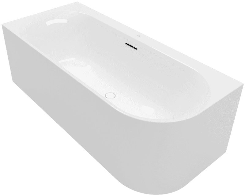 Villeroy & Boch Loop & Friends Bak-til-vegg-bad OVAL, 1700 x 750