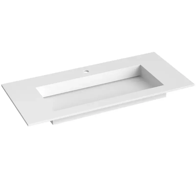 Corian servant med flat bunn