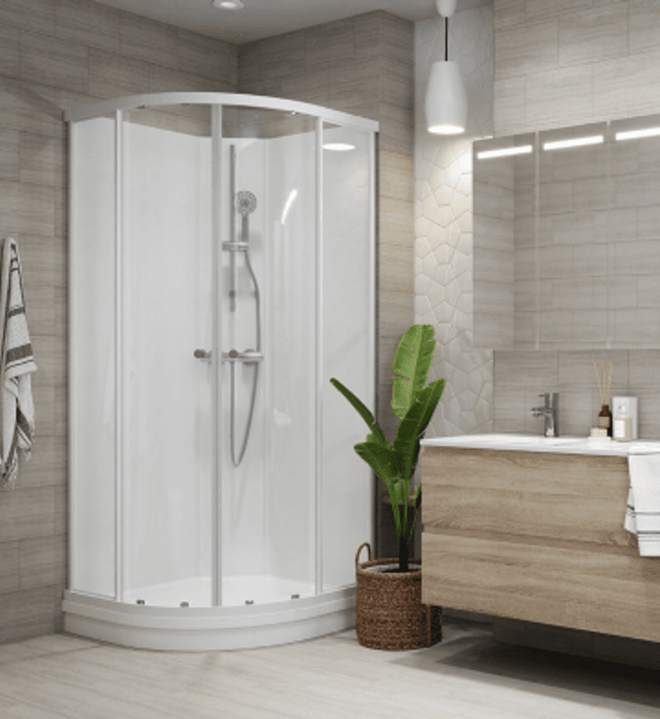 VikingBad Sofia Dusjkabinett 70x90x210, Pluss