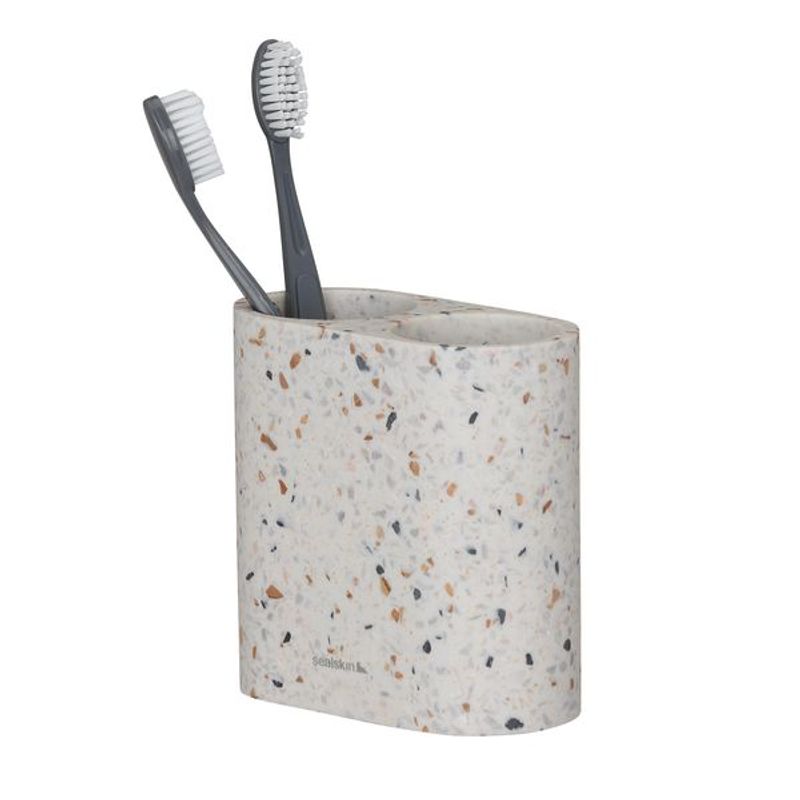 Sealskin Blend dobbel tannbørsteholder Terrazzo