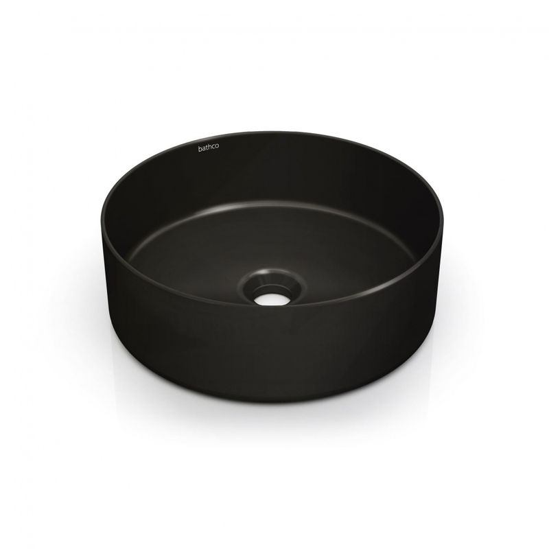 Dinan rund servant, sort matt