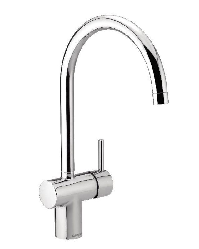 Merkur kjøkkenkran C-tut, krom